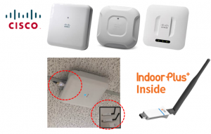 CISCO WiFi AP with USB Type BLE Scanner / Gateway